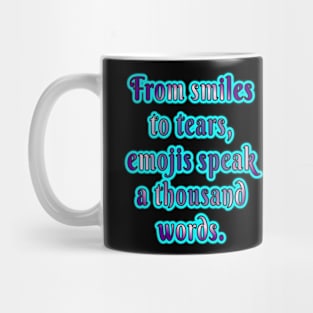 Emotional Icons: Speaking a Thousand Words Mug